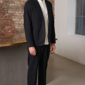 Veste Enver Flannel Mel. Black About Companions