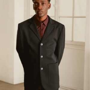 Veste Faust Stretch Noir H223V043TIU27 Maison Standards