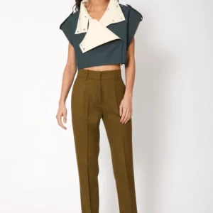 Pantalon Janssens Olive Valentine Gauthier