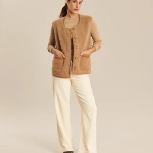 Gilet sans manches Barney Sherpa Macchiato Lab Dip