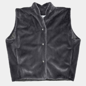 Gilet sans manches Bianca Mink Carbone Lab Dip