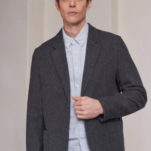 Veste Enver Flannel Mel. Grey About Companions