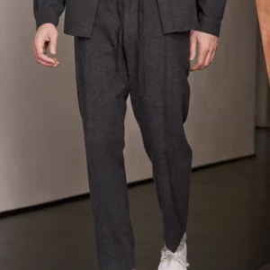 Pantalon Magnus Flannel Mel. Grey About Companions