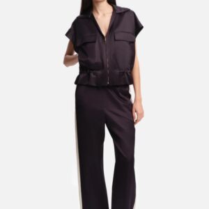 Chemise BanaBS/KS/NS Navy Satin Margaux Lonnberg