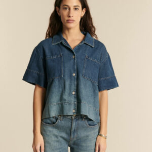 Chemise Dover Denim Halo Sunfade LabDip