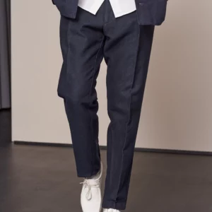 Pantalon Jostha Winter Linen Navy About Companions