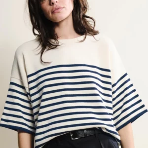 Marinière Lori Naturel/Marine T.J-M1972