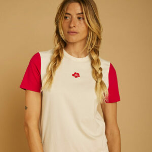 TShirt Marée Ecru/Rouge Cerise Graine