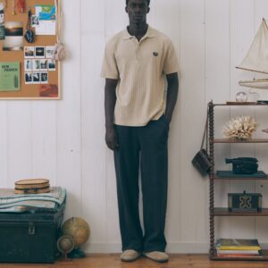 Polo Gonnet Patch Coeur Light Grey Maison Labiche