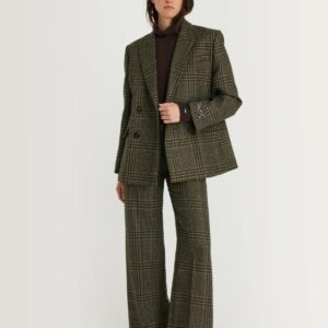Veste ElvisBS/GC/G Green Check Margaux Lonnberg