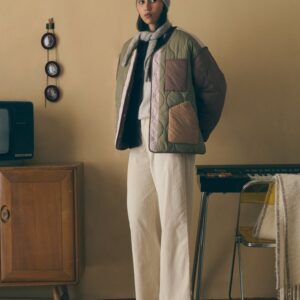 Veste Lechevin Patch Brown Green Maison Labiche